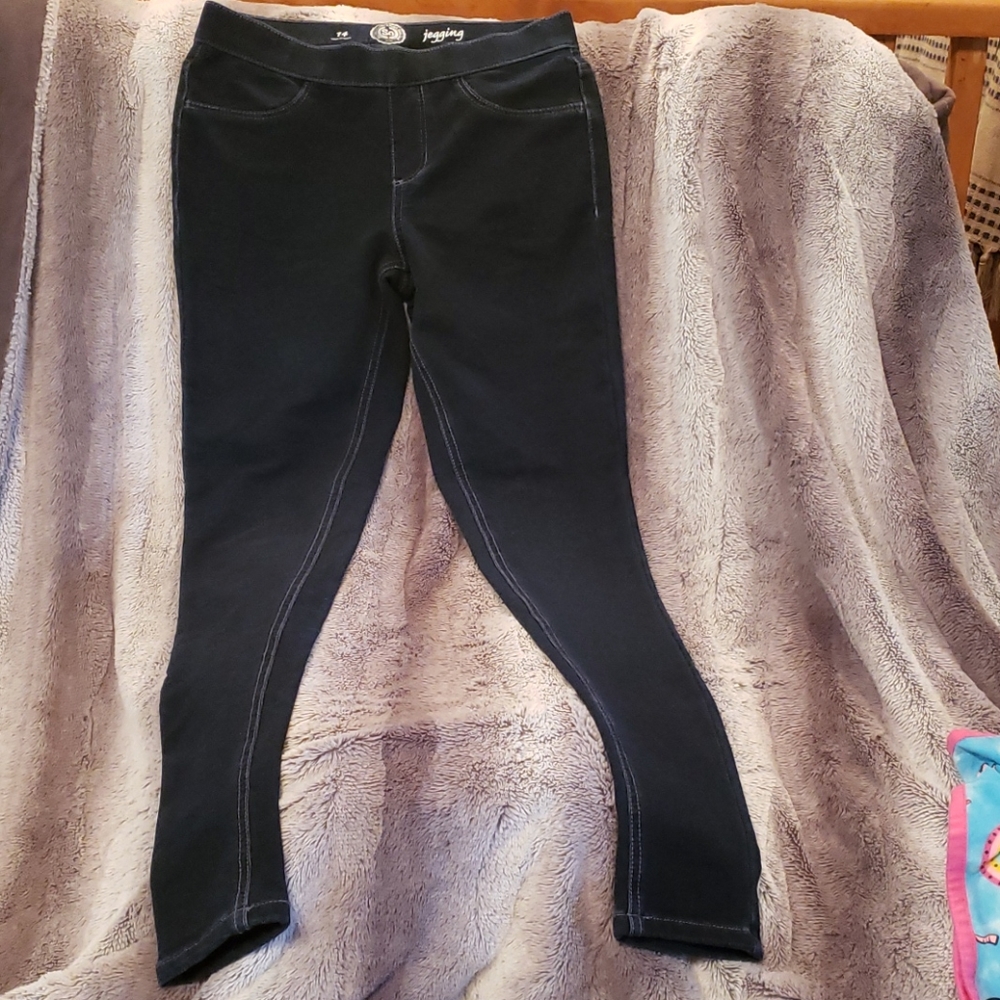 Jean jeggings. Size 14 SO
